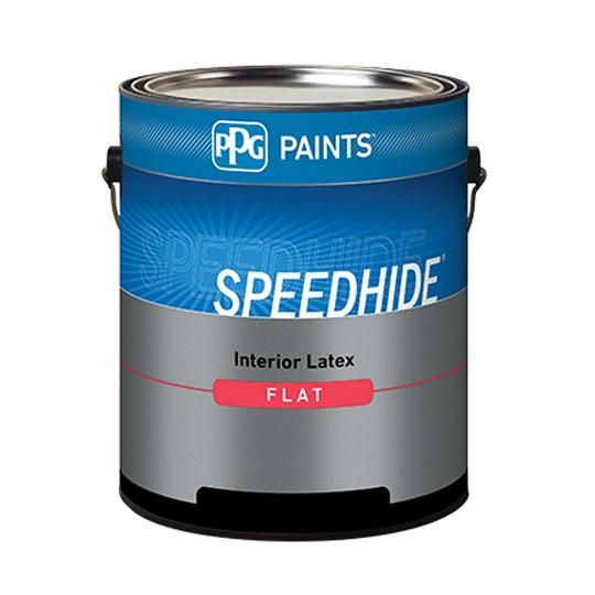 (6-70) Speedhide&reg; Interior Latex Flat with White & Pastel Base - 5 Gallon Pail