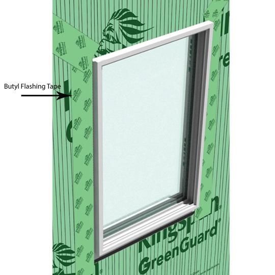 9" x 100' GreenGuard&reg; Butyl Flashing Tape