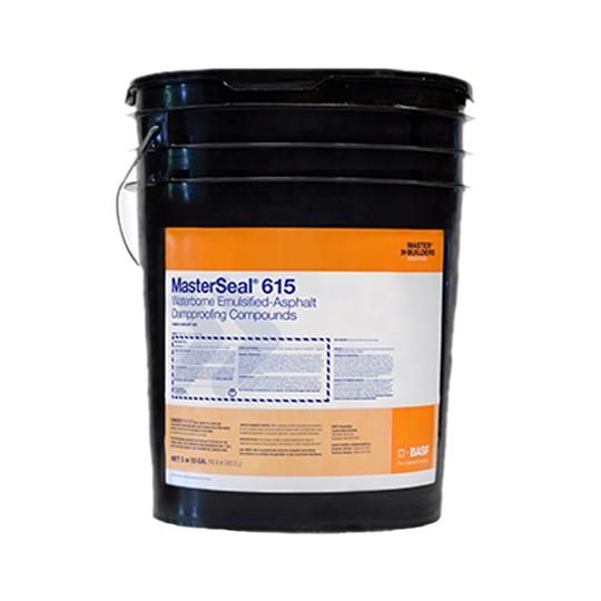 MasterSeal&reg; 615 Cold-Applied Water-Based Coating - 5 Gallon Pail