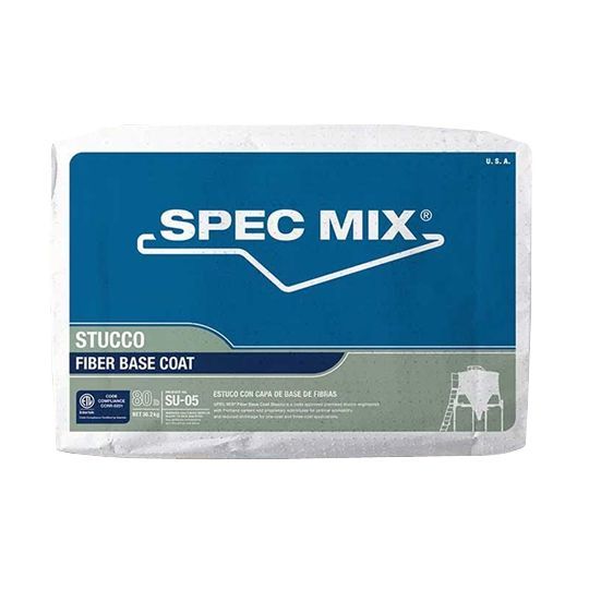 SPEC MIX® Fiber Base Coat Stucco 80 Lb. Bag
