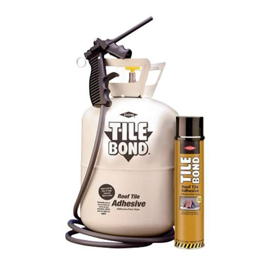 Tile Bond Kit Canister with Gun/Hose Assembly - 23 Lbs.