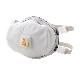 3M 8233 Particulate Respirator with Cool Flow&trade; Valve White
