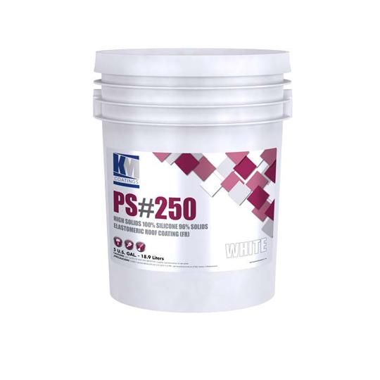 PS #250 High Solids Silicone Elastomeric Roof Coating - 5 Gallon Pail