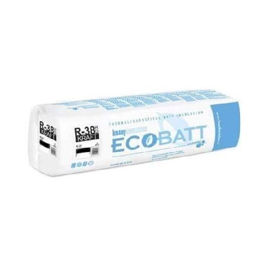 (B18E) 12" x 16" x 48" R-38 EcoBatt Kraft Faced Insulation