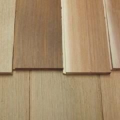 7" x 8' Craftsman 1-Course Shingle Panel - Staggered-Butt Line - Traditional Keyway Joint - Unprimed
