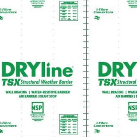 1/8" x 4' x 8' DRYline&reg; TSX Green-Grade Structural Sheathing
