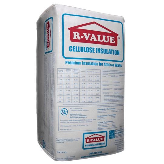 R-Value Cellulose Insulation 25 Lbs.