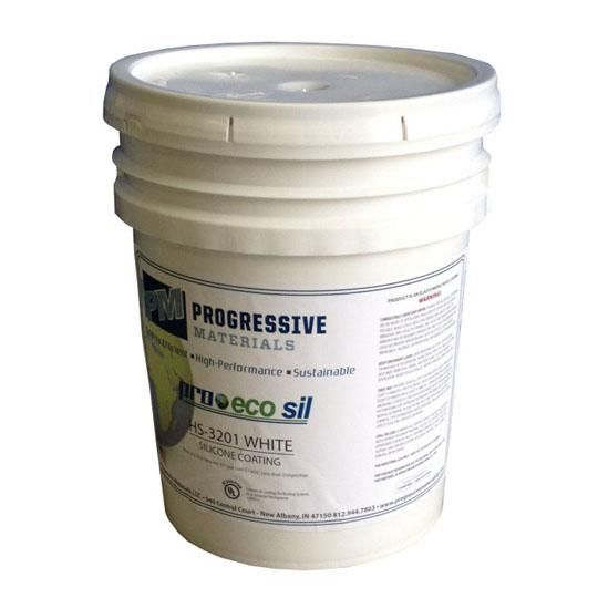 HS 3200 Series Solvent-Free Silicone Roof Coating - 5 Gallon Bucket