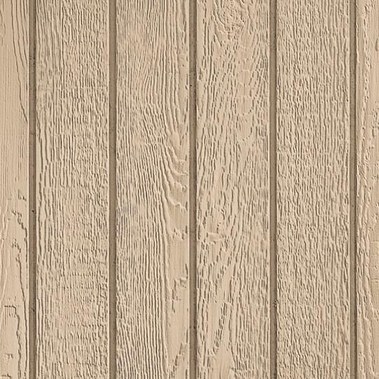 76 Series Cedar Texture Primed Panel with 8" O.C. Grooves Engineered Wood Siding