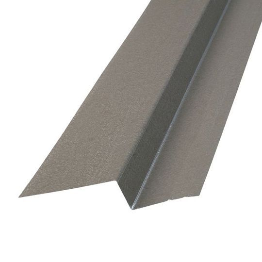 1/2" x 3/4" x 8" Galvanized Z Bar Flashing 30 Gauge