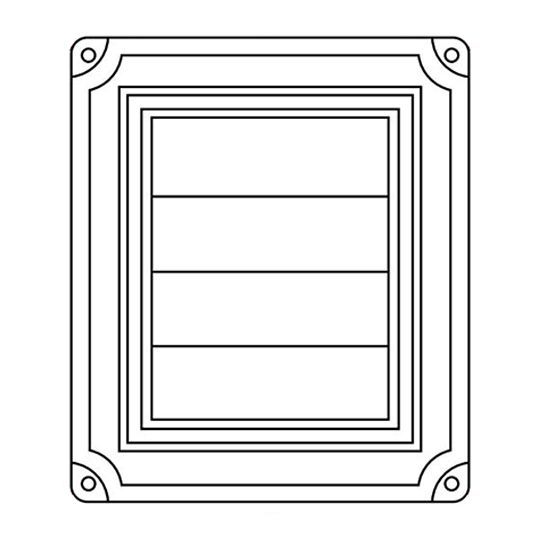 Master Square Exhaust Vent