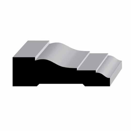 11/16" x 2-1/4" Primed Finger-Jointed Feather Edge Casing