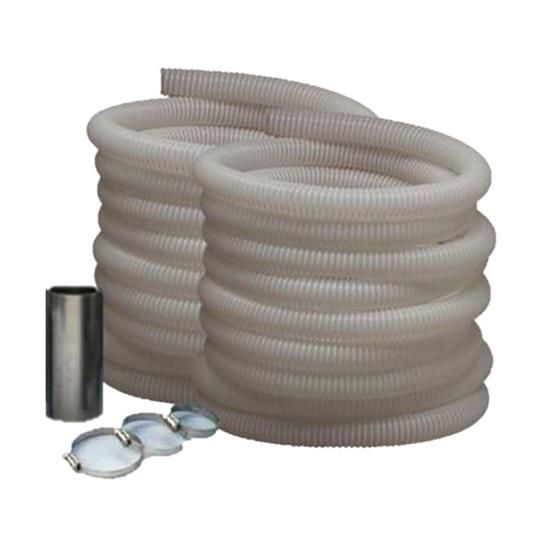 3" x 100' Hose Kit - 2 x 50' Sections, 1 Connector & 3 Clamps