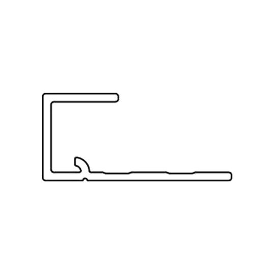 10' EZ8 Vertical J TrimWindow Sill 5/16" Panel Trim