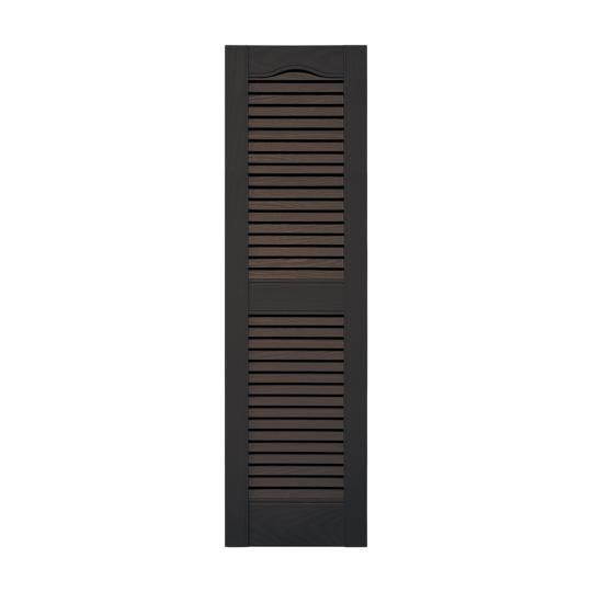 Standard Cathedral Top Open Louver Shutters (Pair)