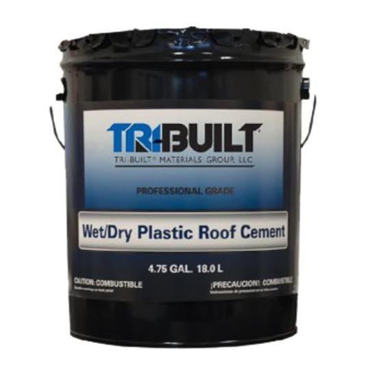Wet/Dry Plastic Roof Cement - Summer Grade