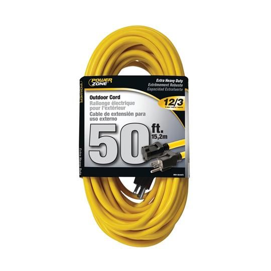 12/3 x 50' Outdoor Extension Cord