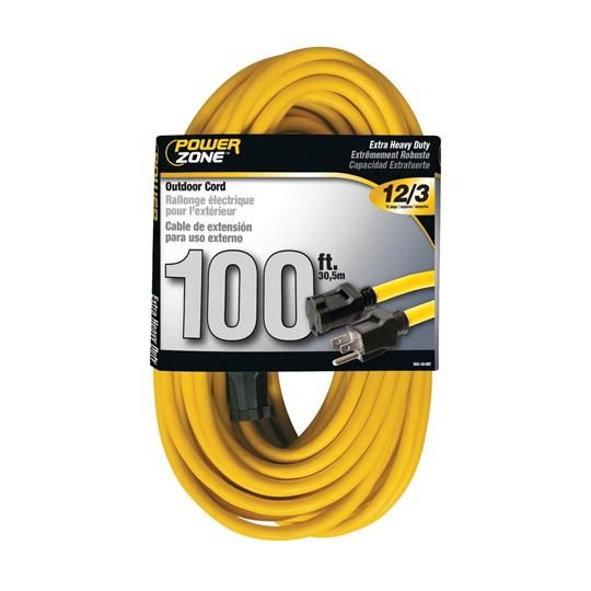 12/3 x 100' Outdoor Extension Cord