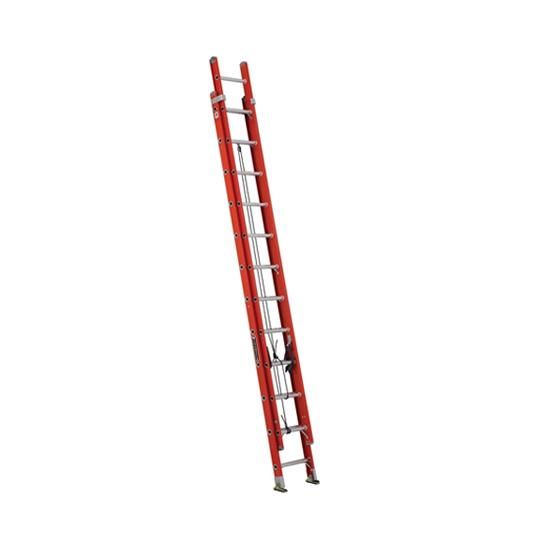 24' Multi-Section Fiberglass Extension Ladder - 300 Lb. Load Capacity
