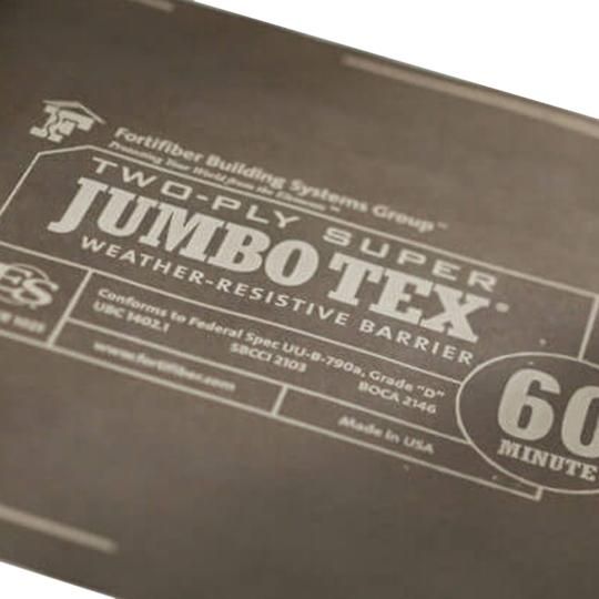 40" x 72' Super Jumbo Tex&reg; 60 Minute Grade "D" Weather-Resistive Barrier - 240 Sq. Ft.