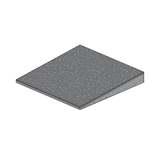 A4 (1/4" to 3/4") x 1/4" Tapered Perlite Board