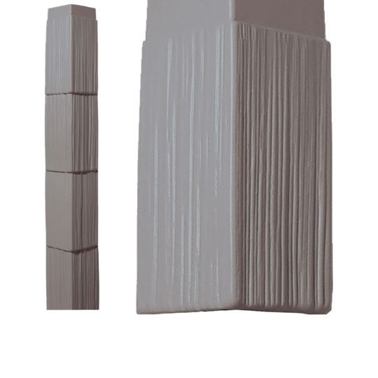 7" Perfection Shingles Corner Piece with JChannel
