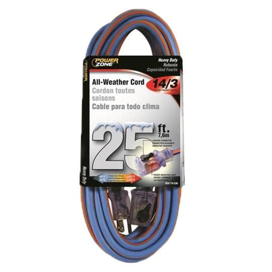 25' 14/3 All-Weather Extension Cord