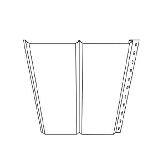 Envoy Double 6" Solid V-Groove Aluminum Soffit Panel