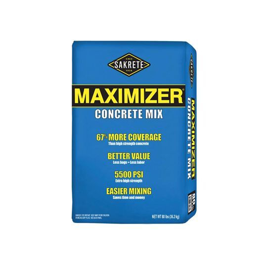 Maximizer Concrete Mix 80 Lb. Bag