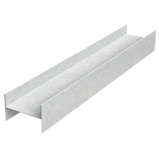25 Gauge x 2" x 12' H Stud Area Separation Wall Profile