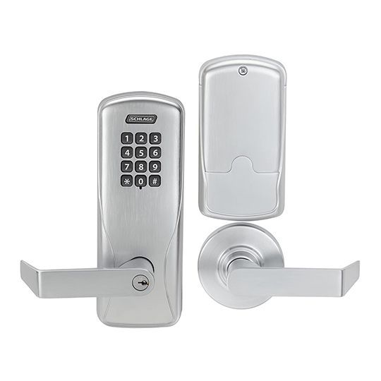 CO-100 Cylindrical Rhodes Office LD Lever with Electronic Pushbutton Keypad Lock