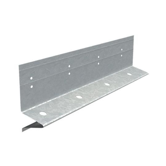 26 Gauge x 10' #7 Foundation Sill Screed with 3-1/2" Flange & 1-3/8" Ground