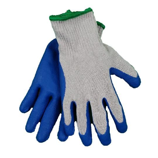 X-Large Work Gloves with Blue Palm Grip