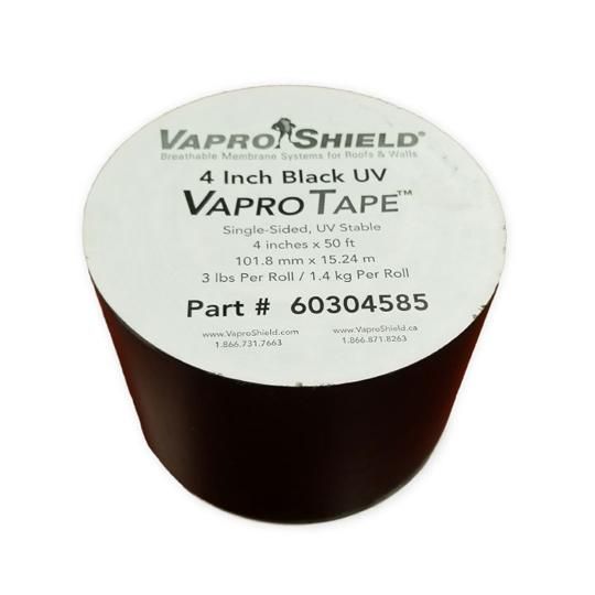 4" x 50' VaproTape&trade; Single-Sided UV Tape