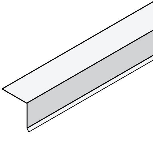 2" x 2" x 120" Drip Edge