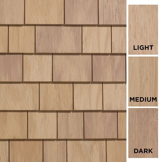 Cedar Impressions® Individual 5" Sawmill Polymer Shingle Siding 33.33