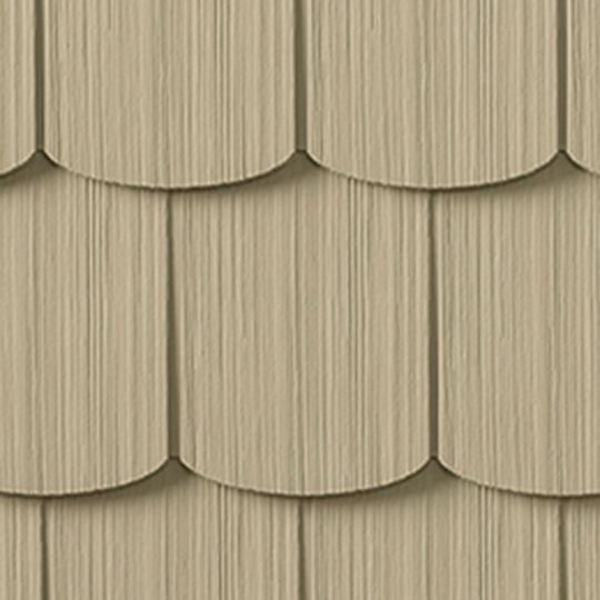 Cedar Impressions® Single 61/3" Polymer Scallop Edge Shingle Siding