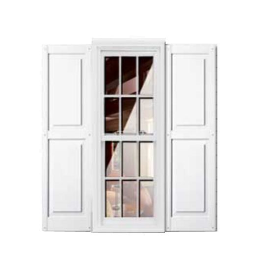 Raised Panel Style Shutters