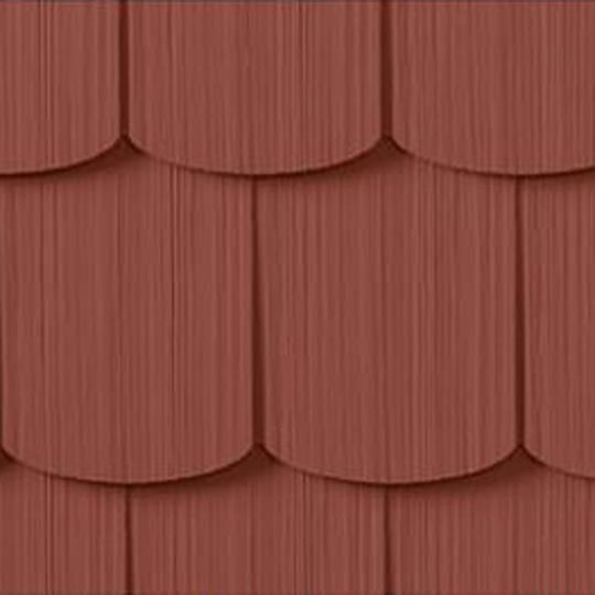 Cedar Impressions&reg; Single 6-1/3" Polymer Scallop Edge Shingle Siding