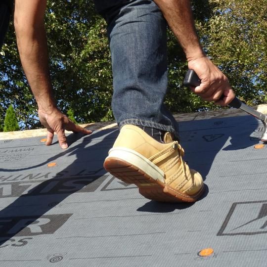 SILVER Steep Slope Synthetic Roofing Underlayment with GRIPSPOT&trade;