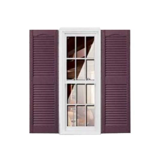Cathedral Top Louver Shutters