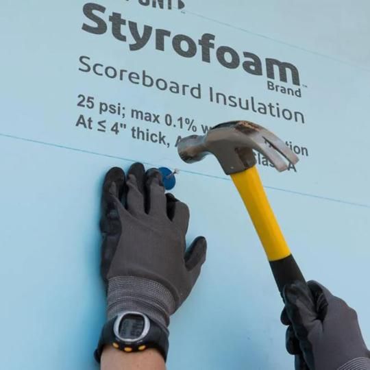 Styrofoam&trade; Brand Scoreboard 25PSI XPS Foam Insulation