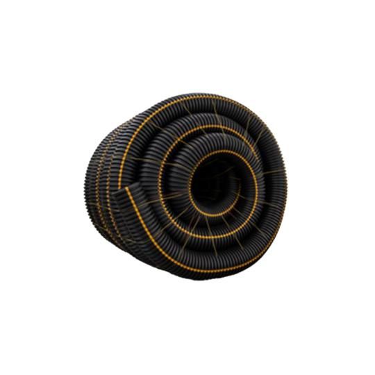 2" x 100' GOLDLINE&reg; Single-Wall Non-Perforated Pipe Coil