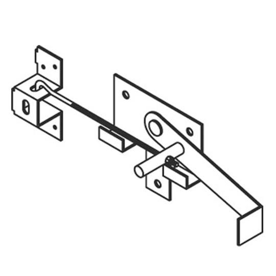 PB121A UNIVERSAL JAMB LATCH HOOK UP TO 7" MP10