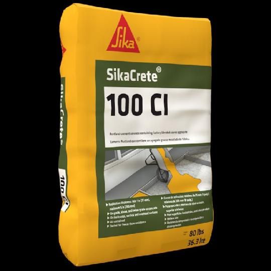Sikacrete -100 CI Pourable Concrete Mix with Corrosion Inhibitor - 80 Lb. Bag