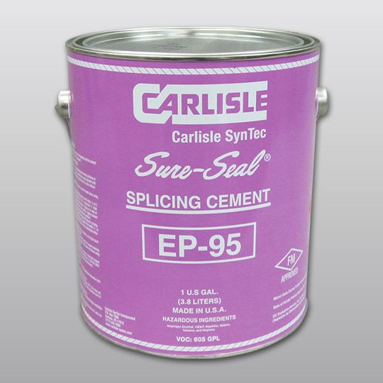 Carlisle SynTec Sure-Seal&reg; EPDM EP-95 Splicing Cement 1 Gallon Can Black