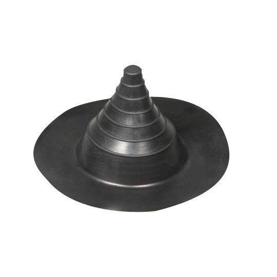 Carlisle SynTec 1/2" to 3" Sure-Seal&reg; EPDM Pressure-Sensitive Molded Pipe Seals Black