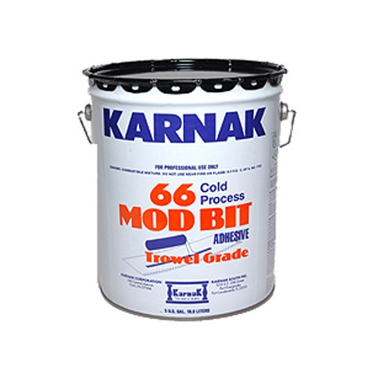 Karnak #66AF Modified Bitumen Adhesive Trowel Grade - 5 Gallon Pail