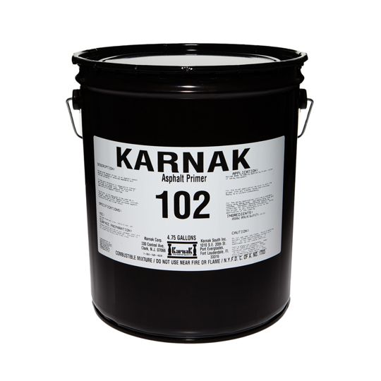 Karnak #102 Asphalt Primer Utility Grade - 5 Gallon Pail Black