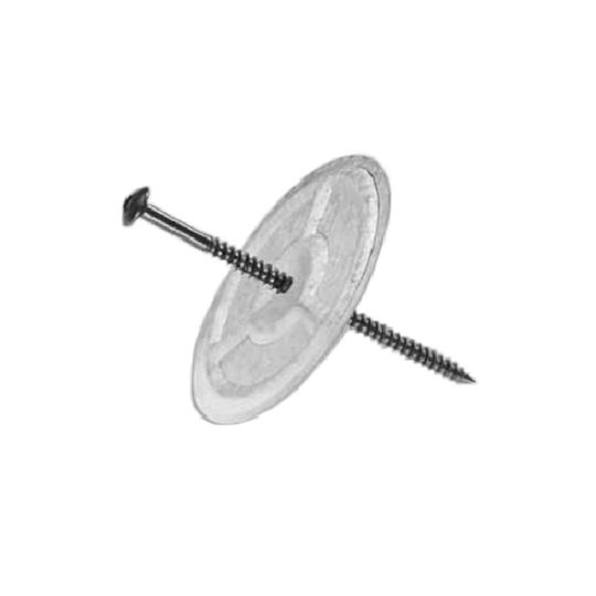 Carlisle SynTec 2.25" Pre-Assembled ASAP&reg; InsulFast&trade; Fasteners with Polymer Insulation Plate Carton of 250
